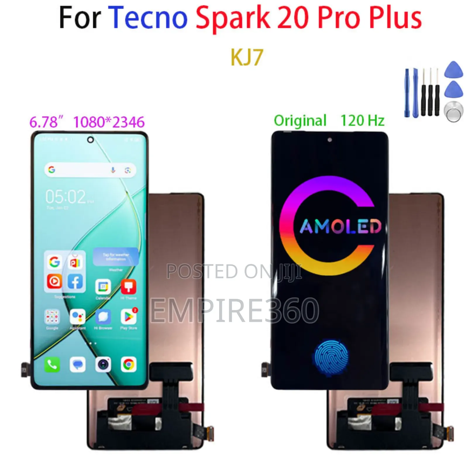 Tecno Spark 20 Pro+ Original Amoled Screen Replacement