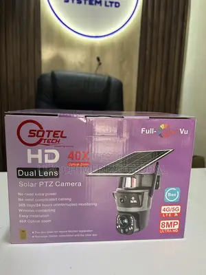 Sotel 40x Optical Zoom 4g PTZ Solar PTZ Camera | Long Distance| (8mp)