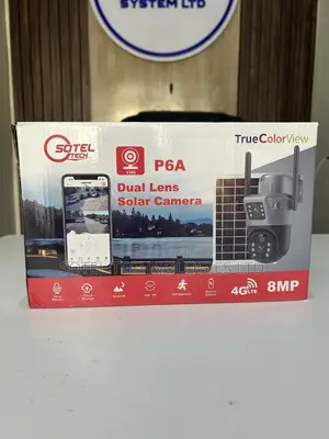 8mp V380pro 4g Solar CCTV Camera Dual Lens | 360° PTZ Outdoor Camera