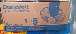 Duravolt 16-Inch Rechargeable Ac/Dc Orbit Fan. Dof-1602.
