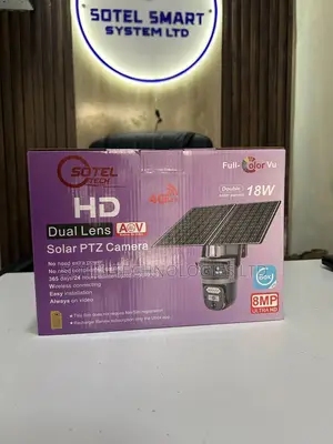 Double Solar Panel 4g CCTV Camera 8mp Ultra Hd | Always on Recording