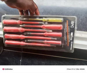Insulated Electric Screwdriver Sets Star Flat With Tester