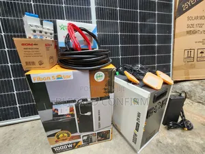 2kwh + 1000w Inverter Solar System With 2 Solar Panel and Accessories
