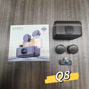Q8 Magnetic Dual Wireless Lavalier Microphone System