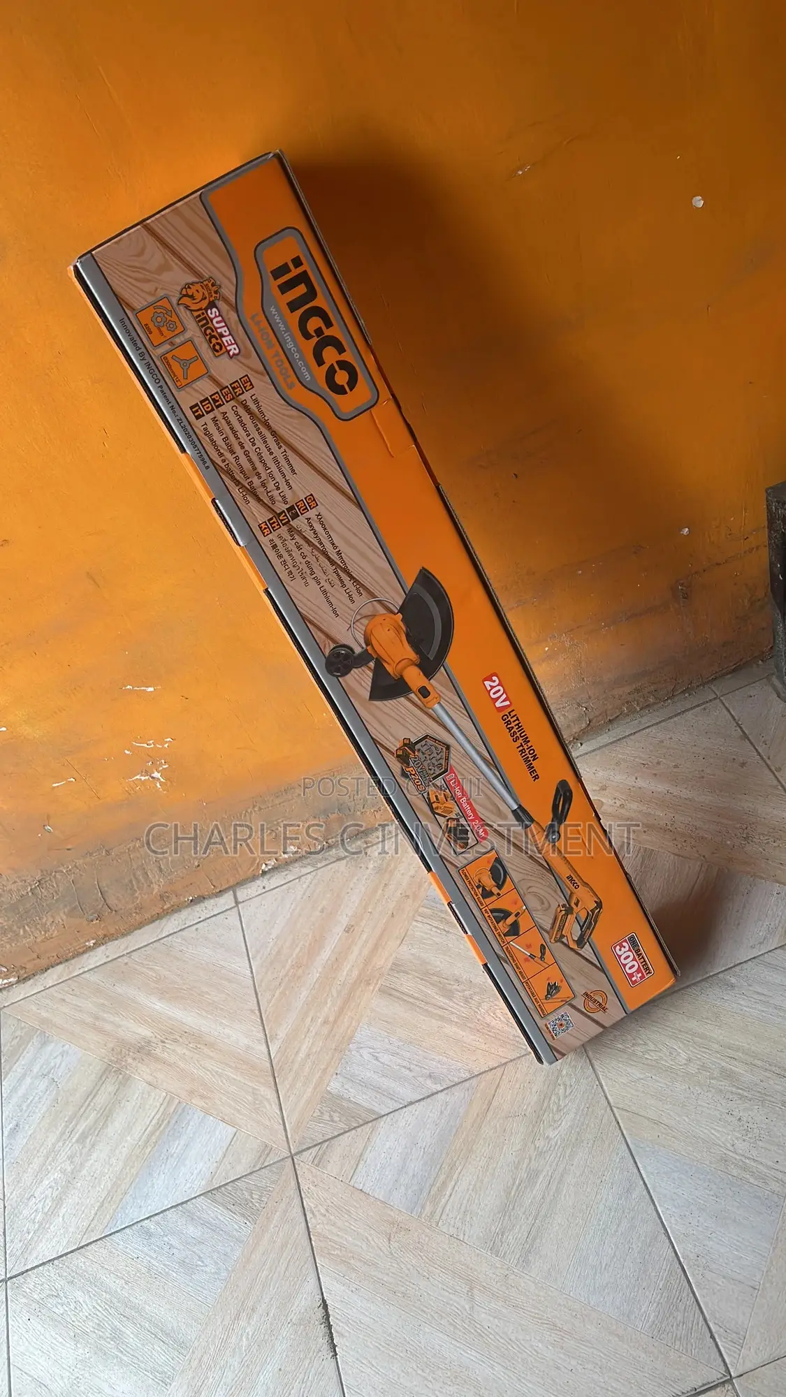 20v Cordless Grass Trimmer Cutter
