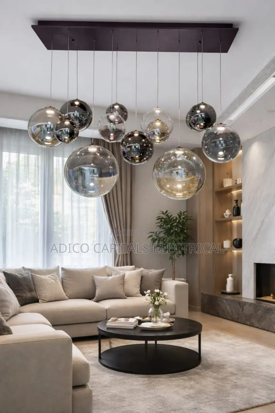 Bubble Drop Glass Chandalier Lights