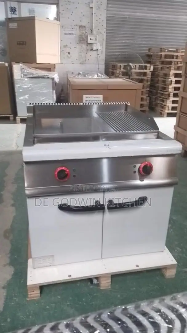 Standing Electric Griddle With Cabinet