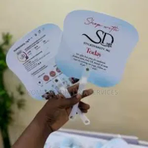 Plastic Handfan Branding