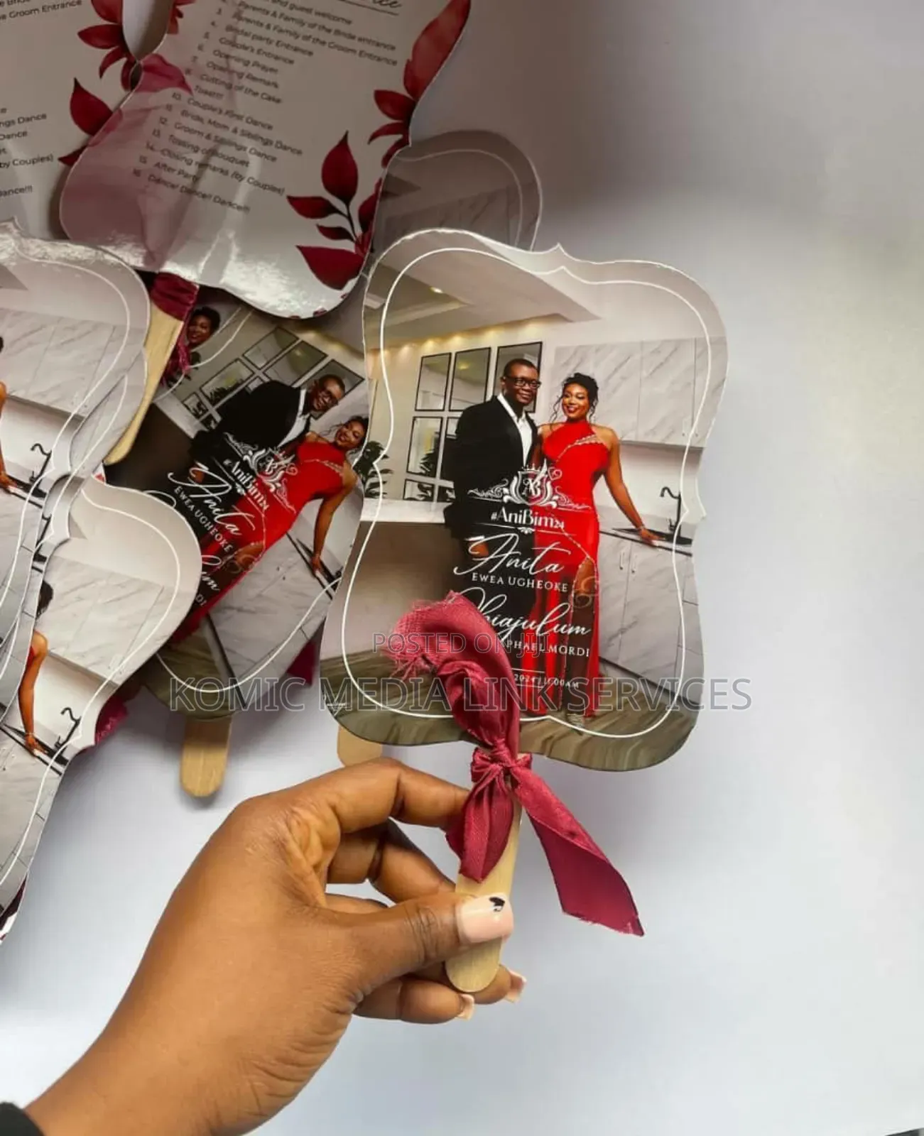 Plastic Handfan Branding