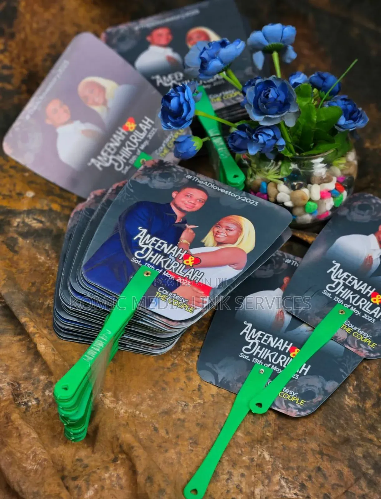 Plastic Handfan Branding