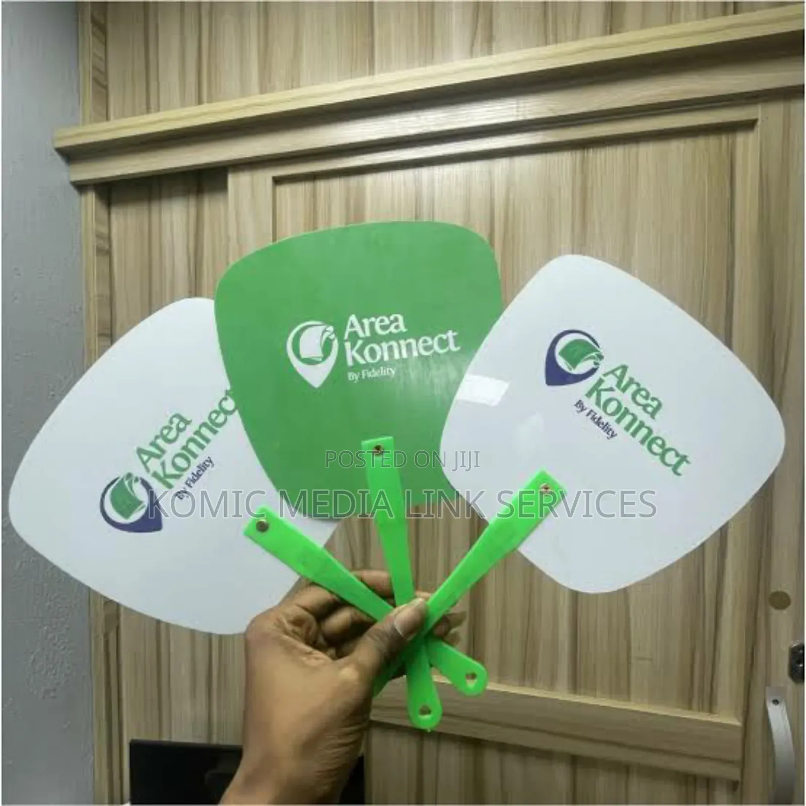 Plastic Handfan Branding