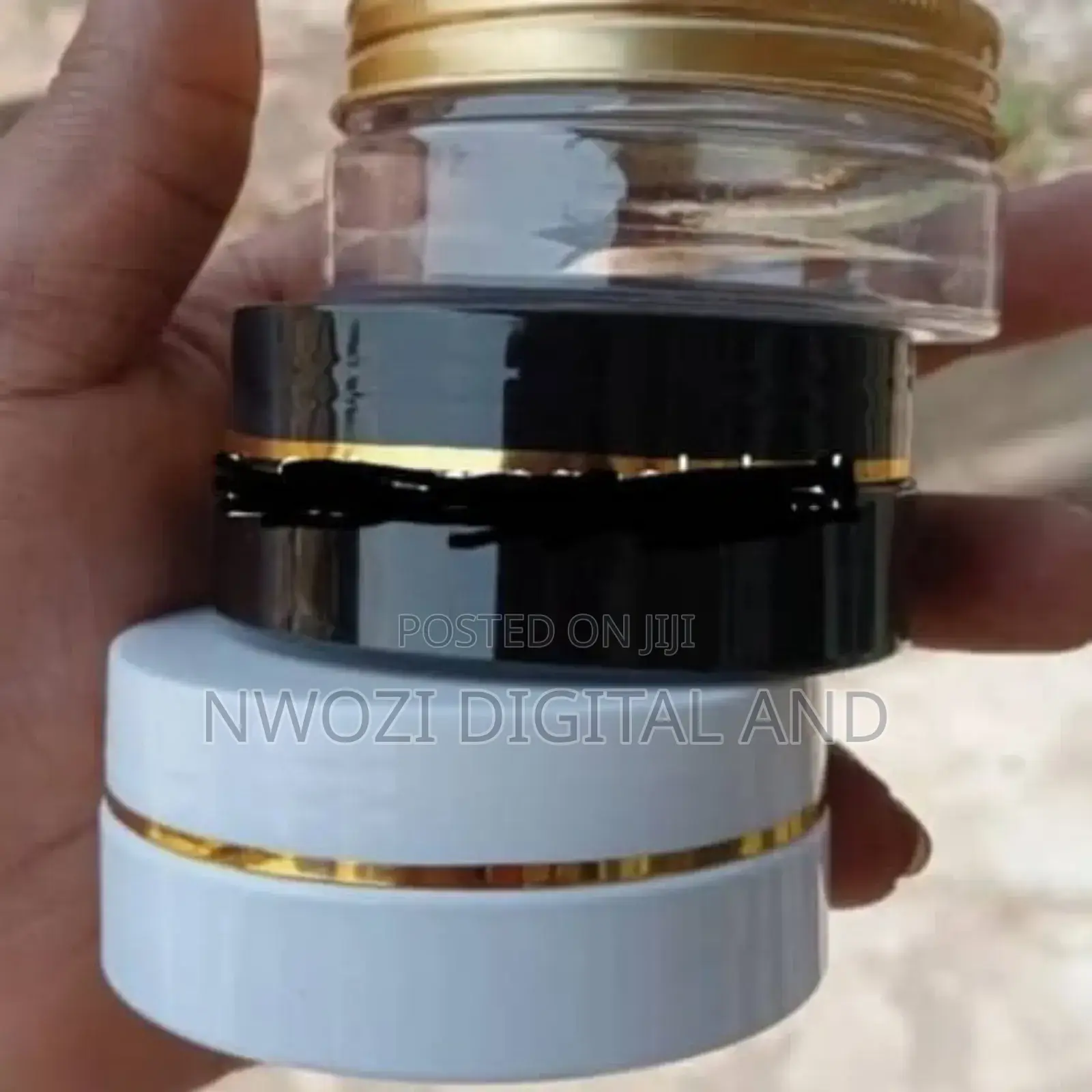 Face Cream and Scrub Jar