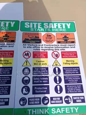 Construction Safety Notice Signages