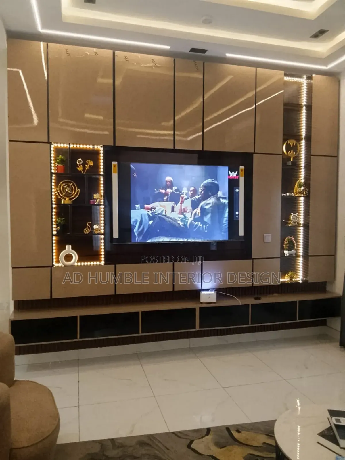 High Glossy Tv Console Carperchenoh