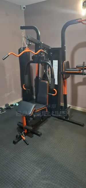 Multi Station Gym With Punching Bag