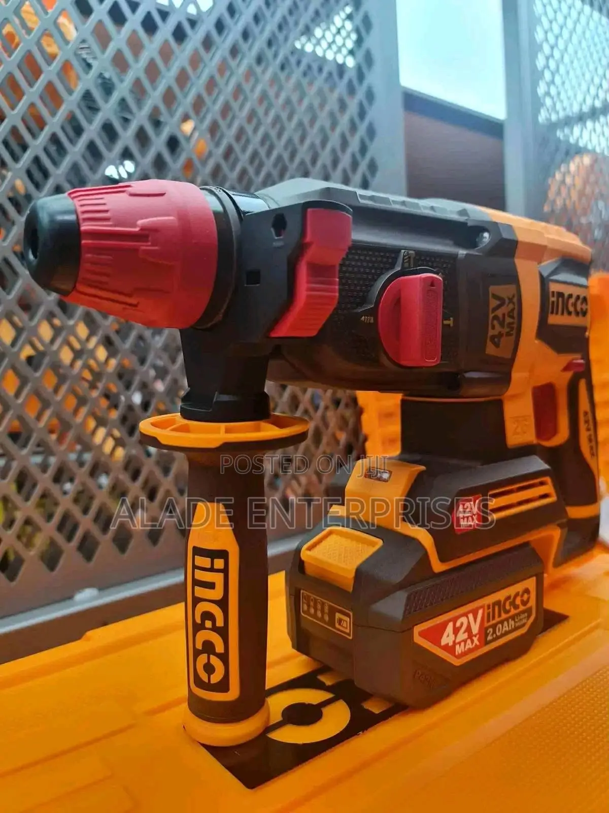 Ingco 42v Brushless 26mm 4-mode Cordless Rotary Hammer