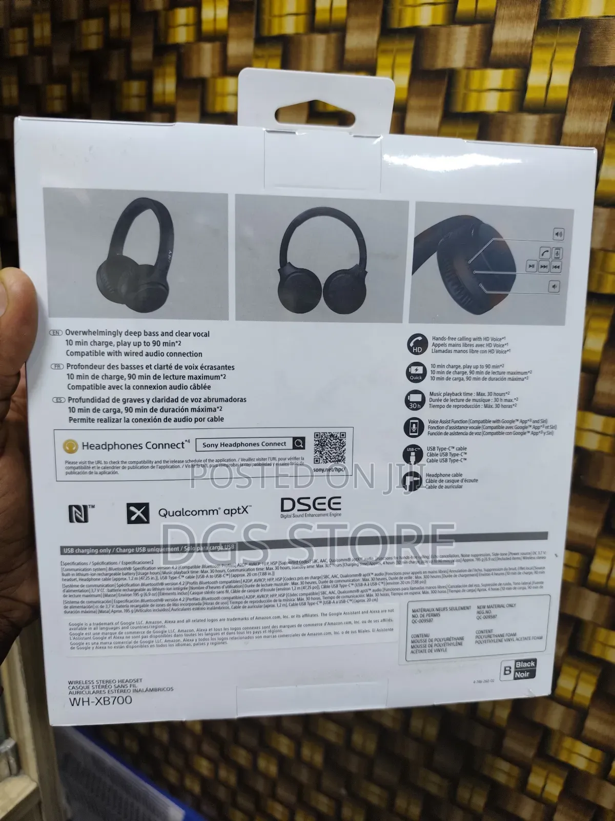 Sony Wh Xb700 Extra Bass Bluetooth Headphone