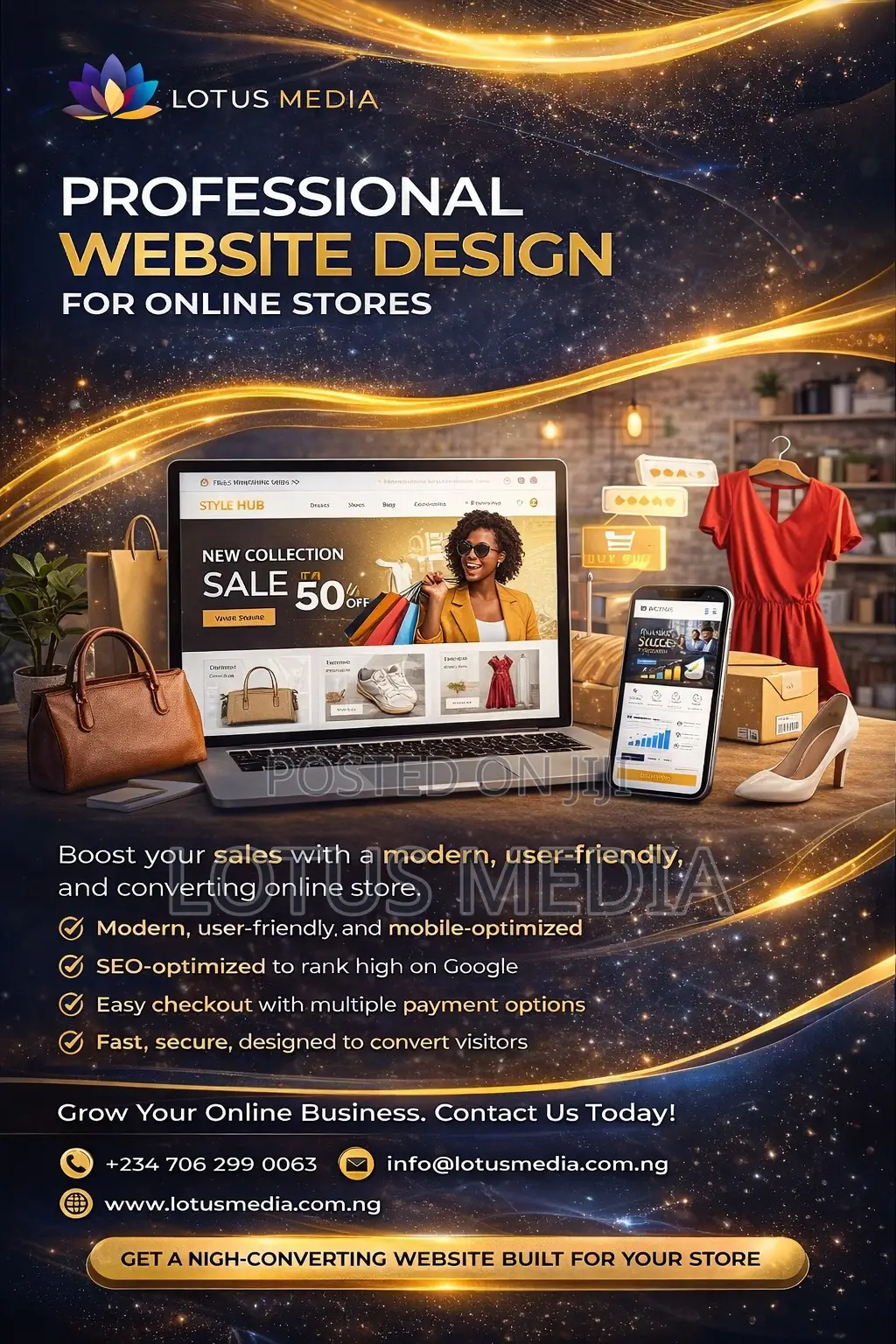 Professional Website Design for Online Store