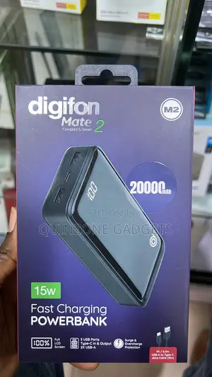 Digifon Mate 2 Compact and Smart 20000mah Power Bank
