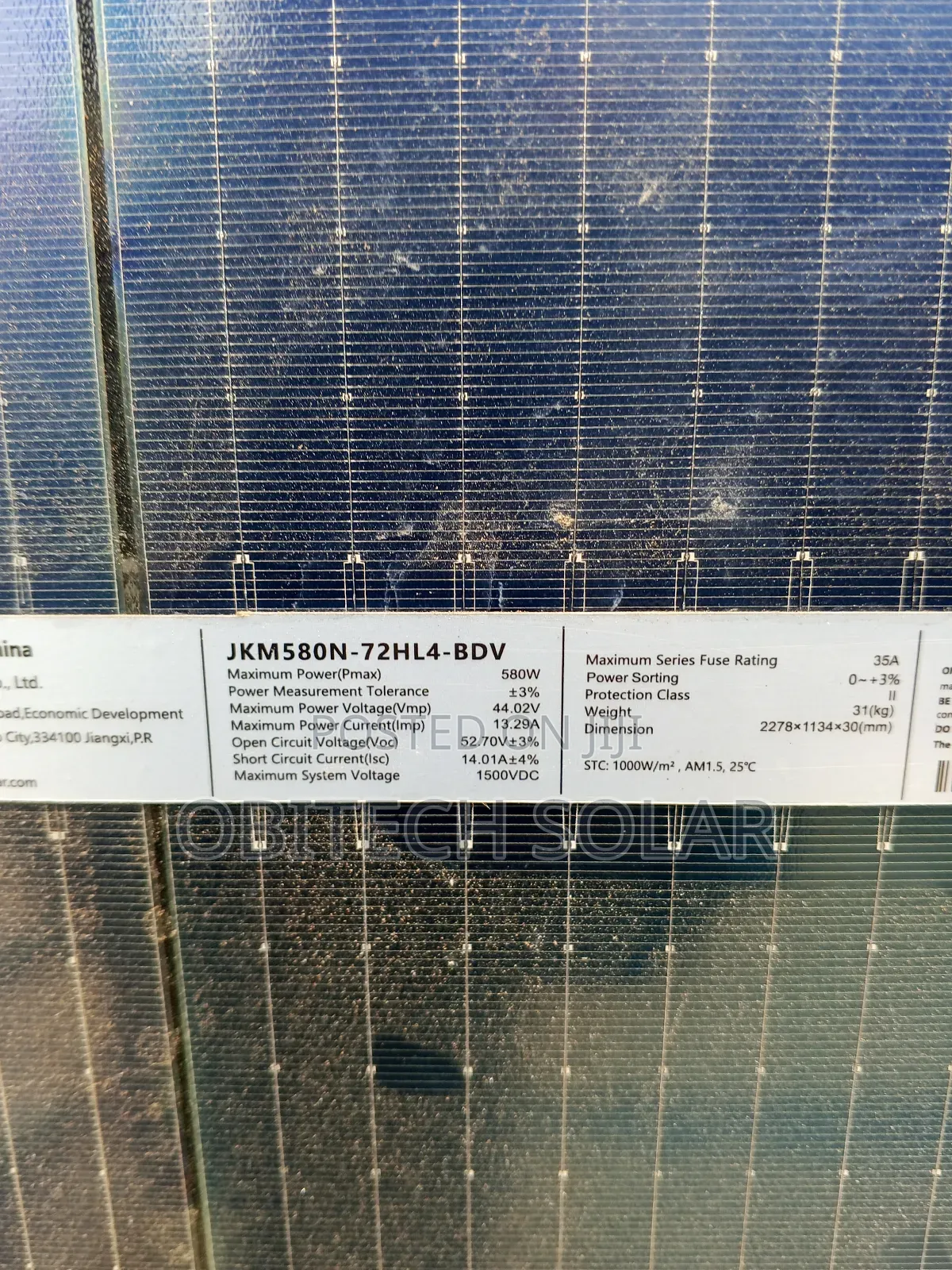 580ah 144cell Canadian Solar Panel