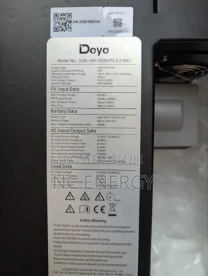 Deye Inverter 16kw 3phase48v Inverter