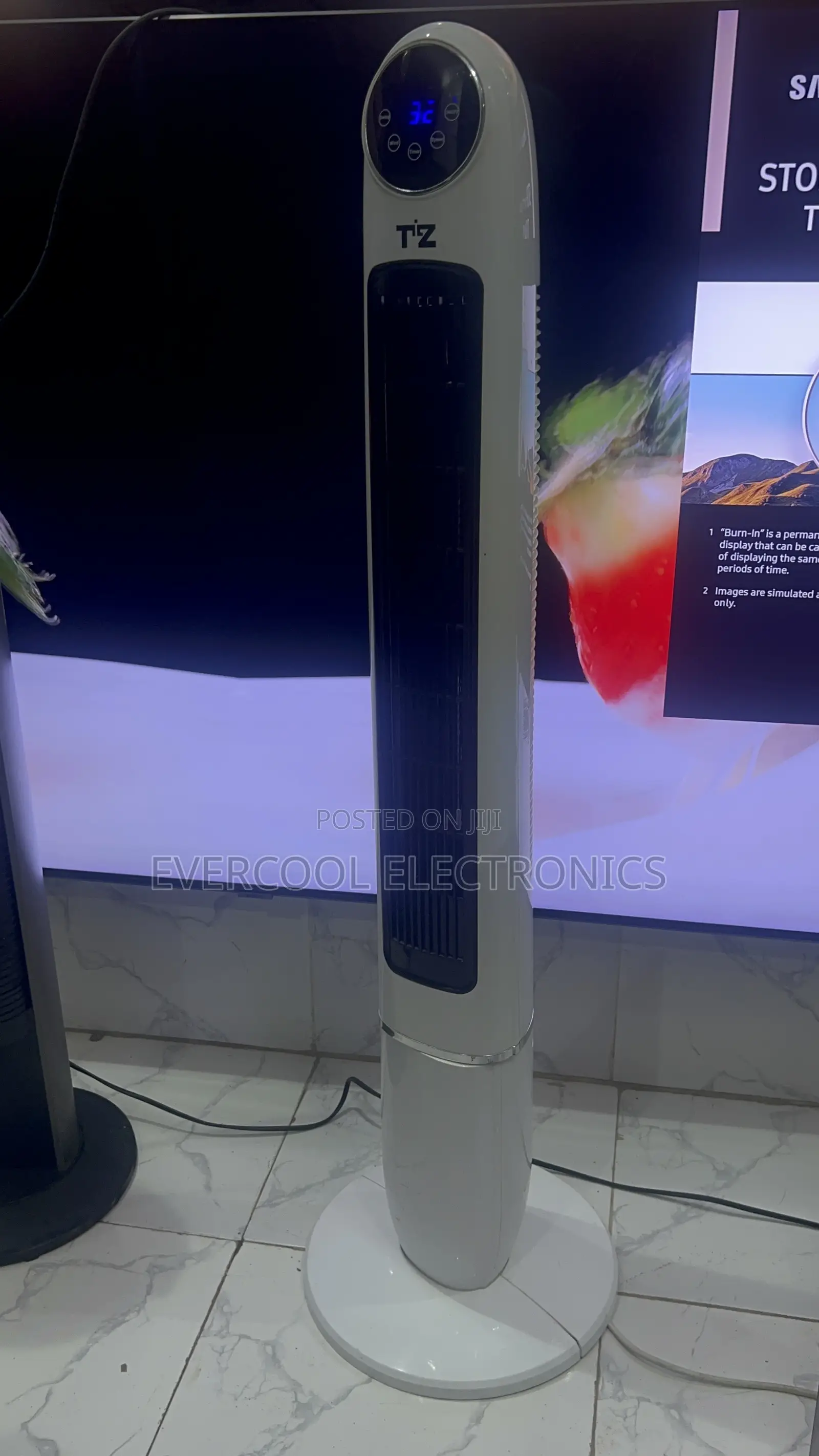 Super-Cooling Oscillating Tower Fan With Soft Touch Control