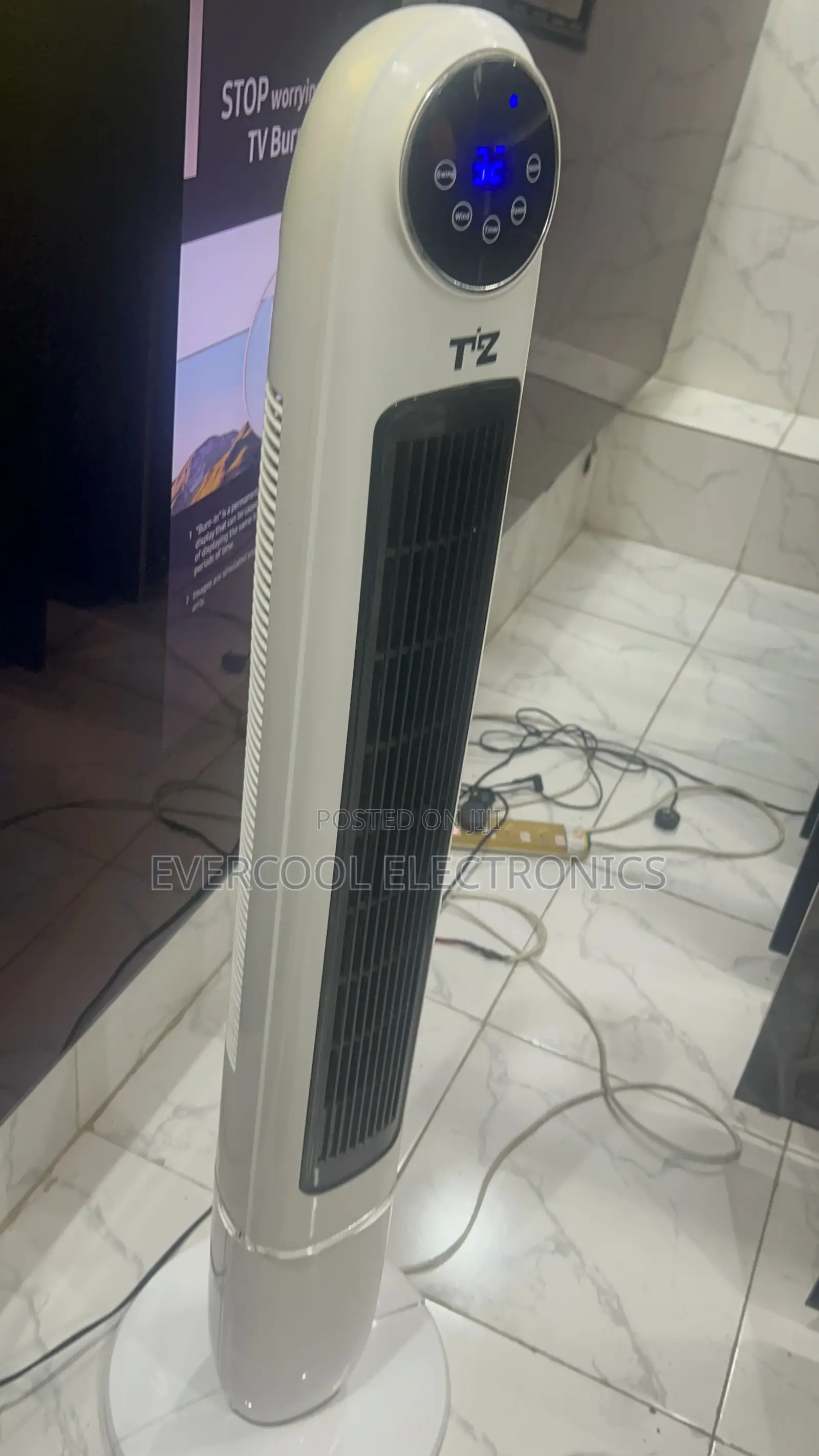 Super-Cooling Oscillating Tower Fan With Soft Touch Control