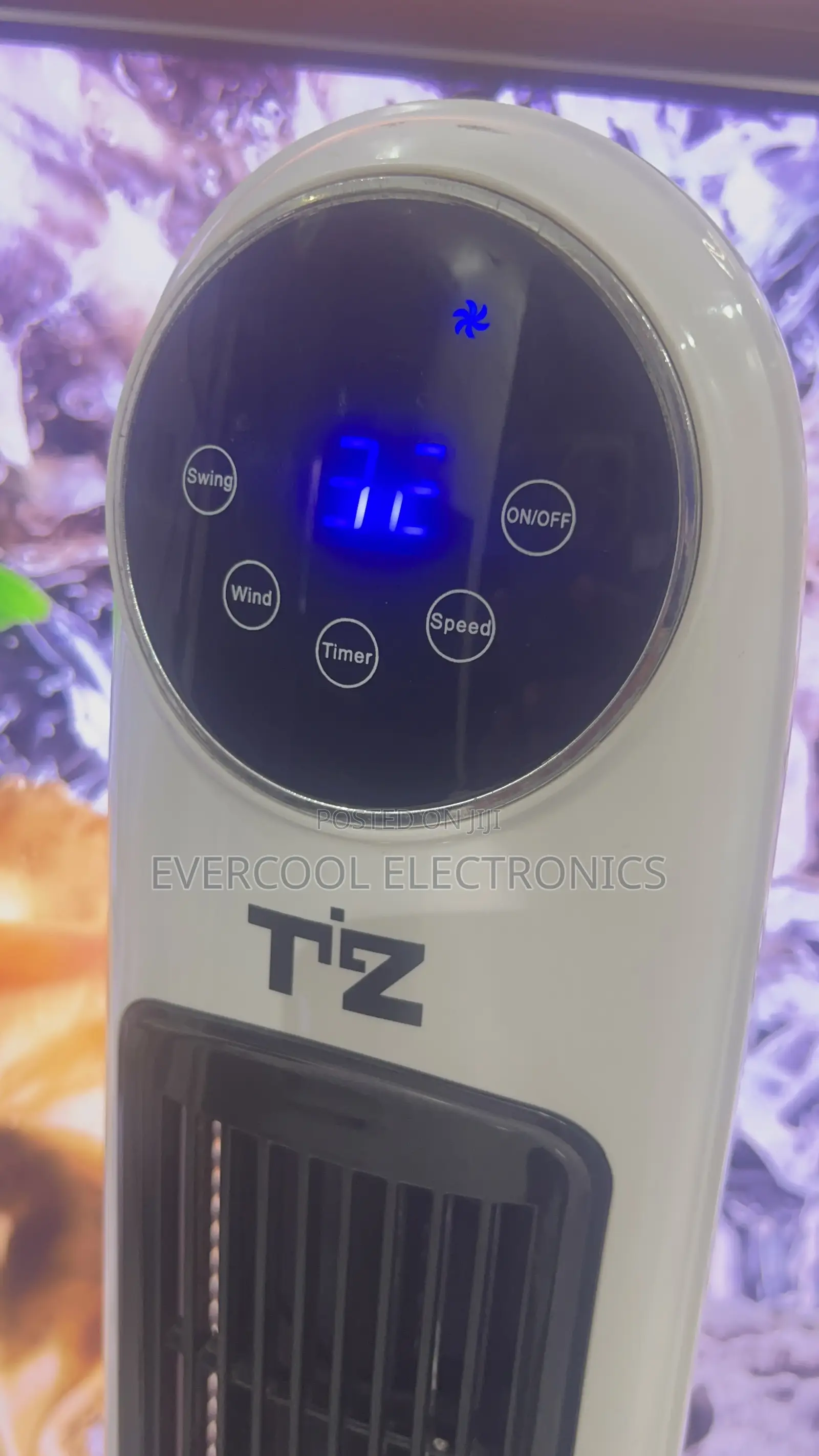 Super-Cooling Oscillating Tower Fan With Soft Touch Control