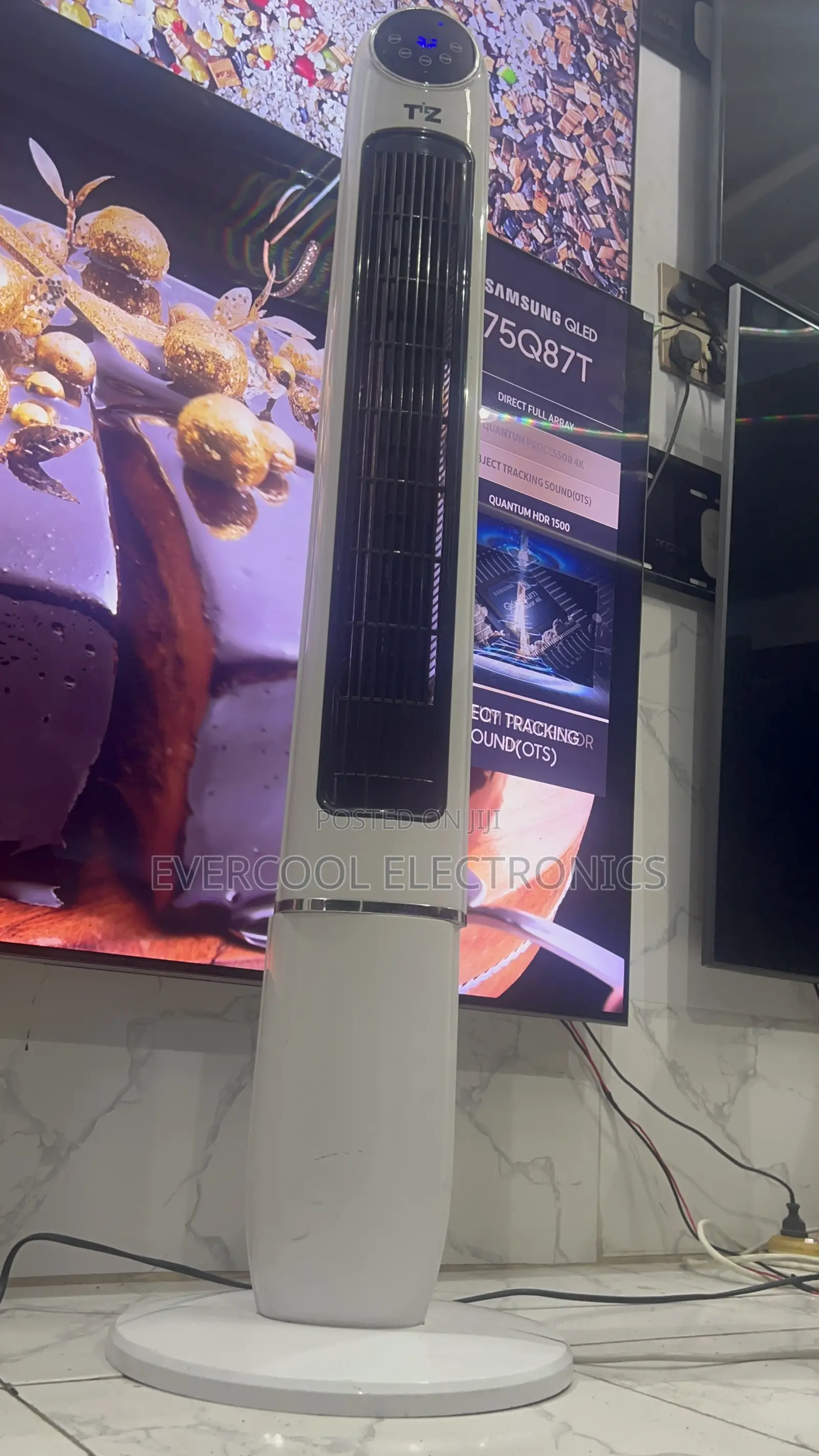 Super-Cooling Oscillating Tower Fan With Soft Touch Control