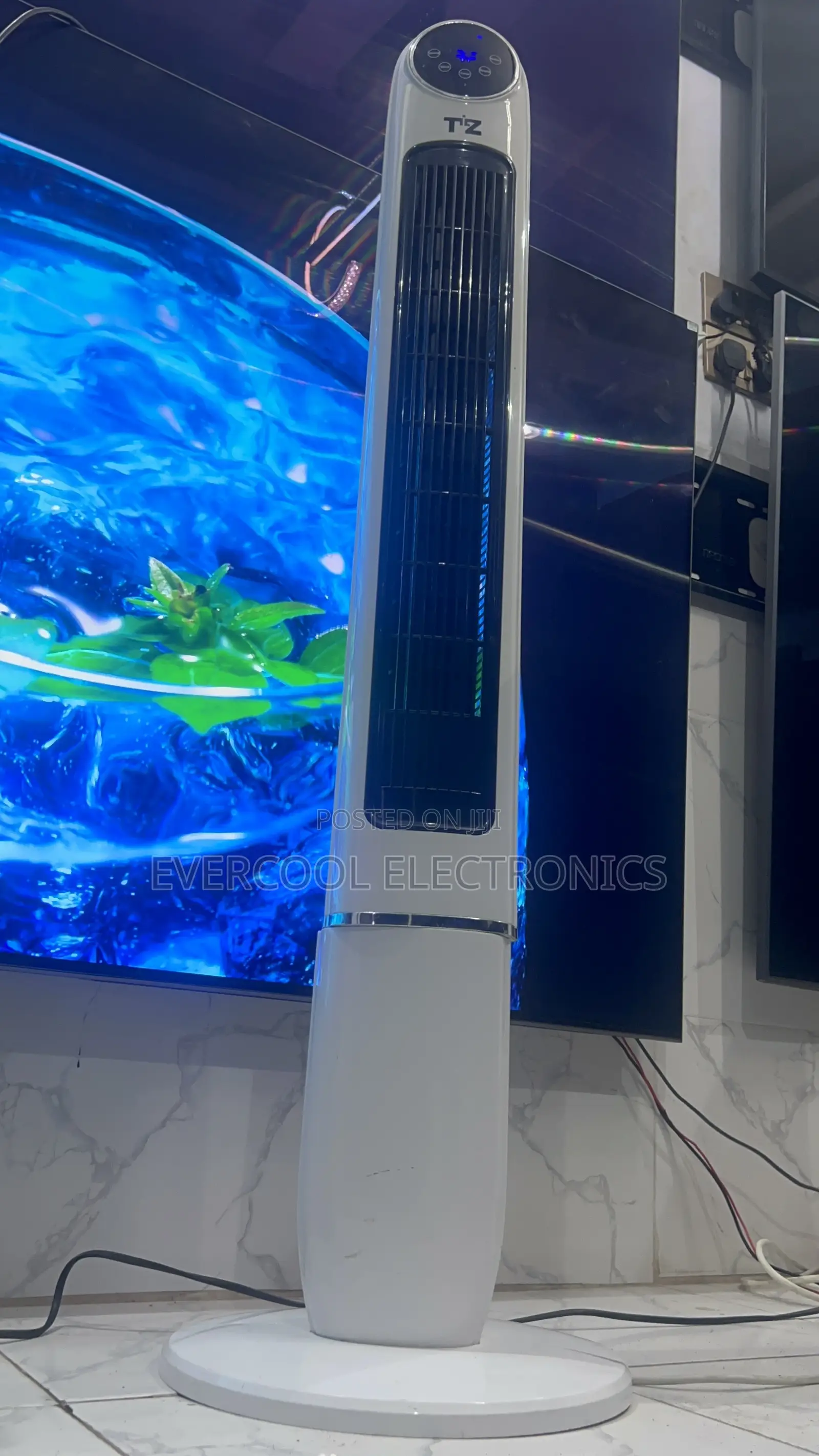 Super-Cooling Oscillating Tower Fan With Soft Touch Control