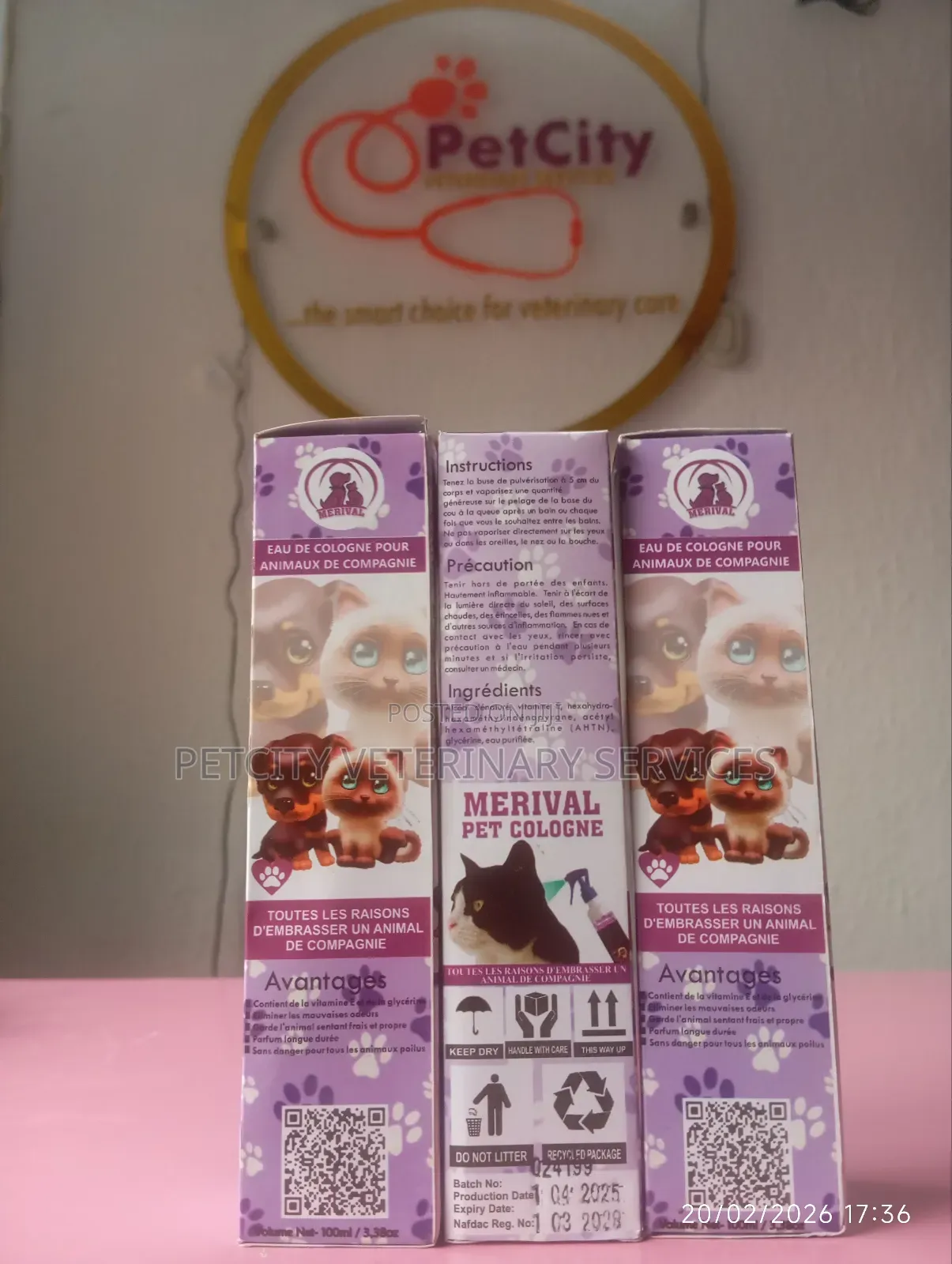  Merival Pet Cologne! 