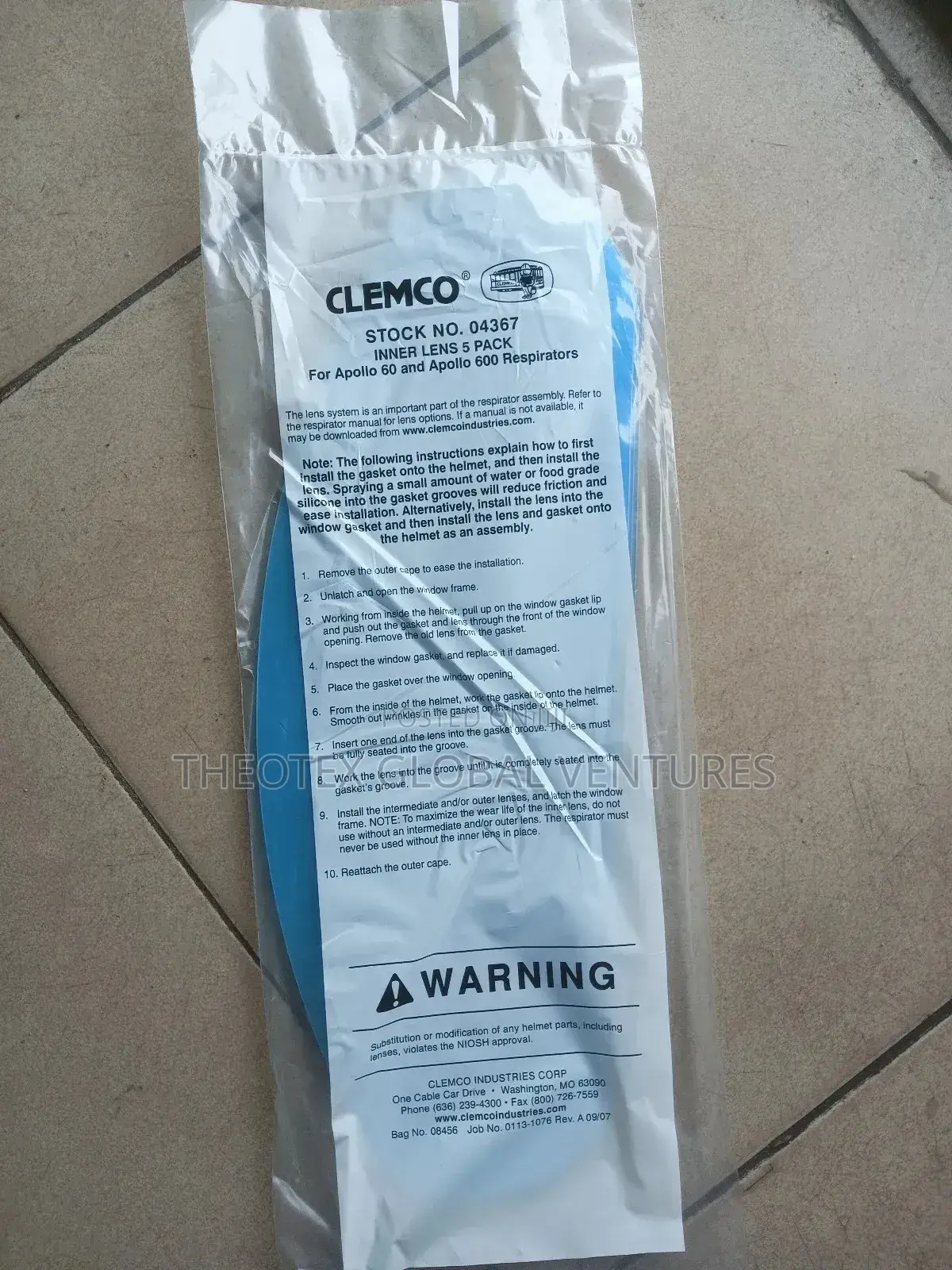Clemco Visor ( Inner And Outer)
