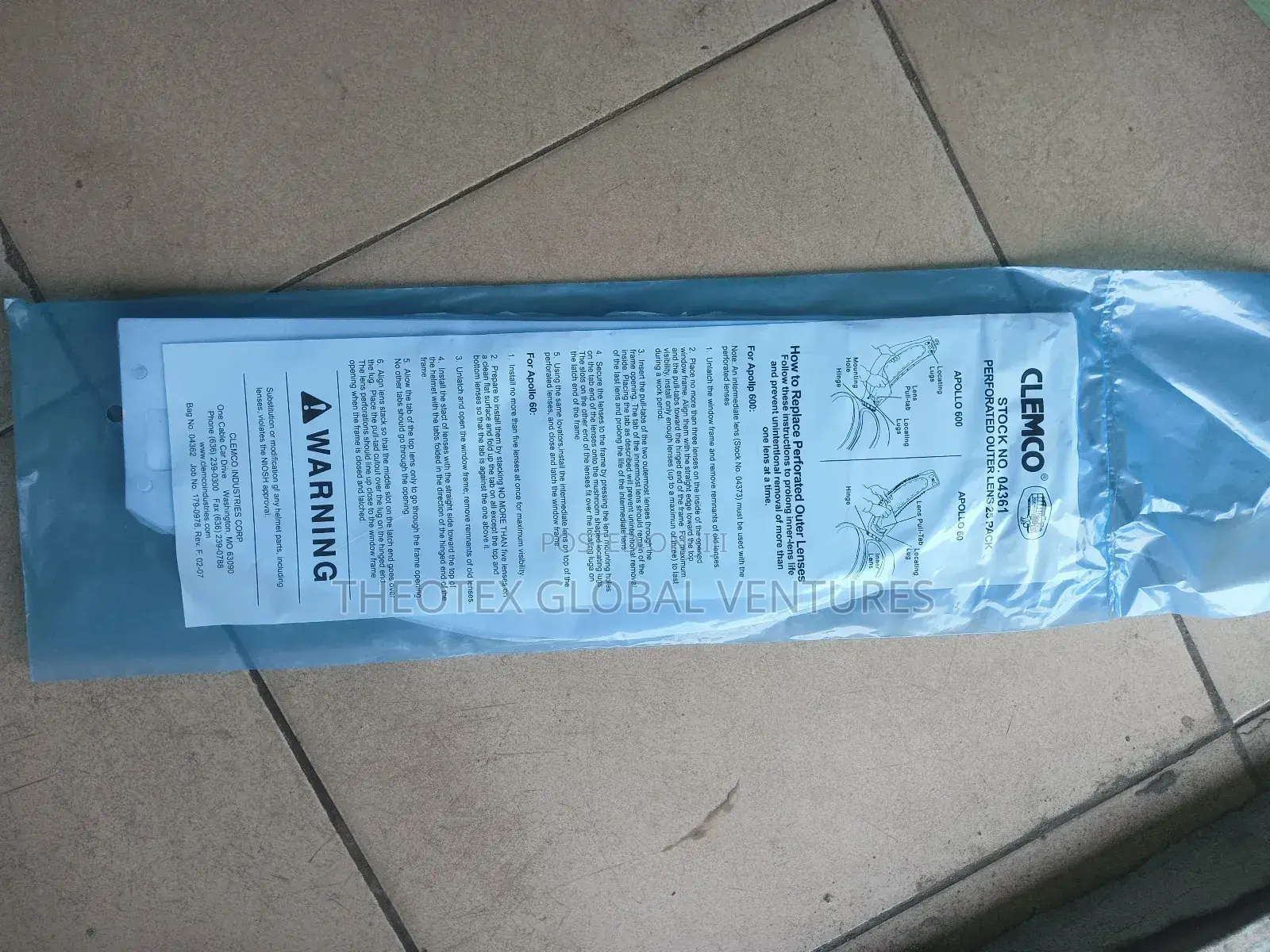 Clemco Visor ( Inner And Outer)