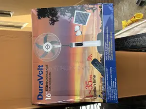 Duravolt 16-Inch 3-in-1 Rechargeable Standing Fan