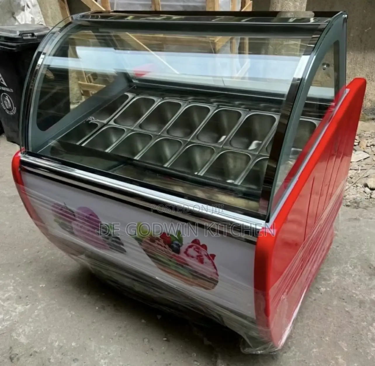 12pan Display Ice Cream Freezer