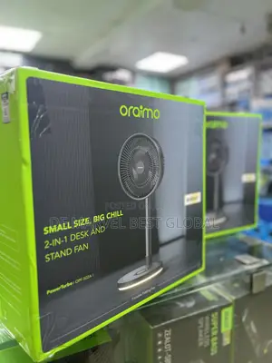 Oraimo Powerturbo. 2-in-1 Desk and Stand Fan