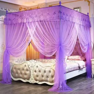 7x7 Decorative Royal-Style Bed Canopy Mosquito Net 2st7