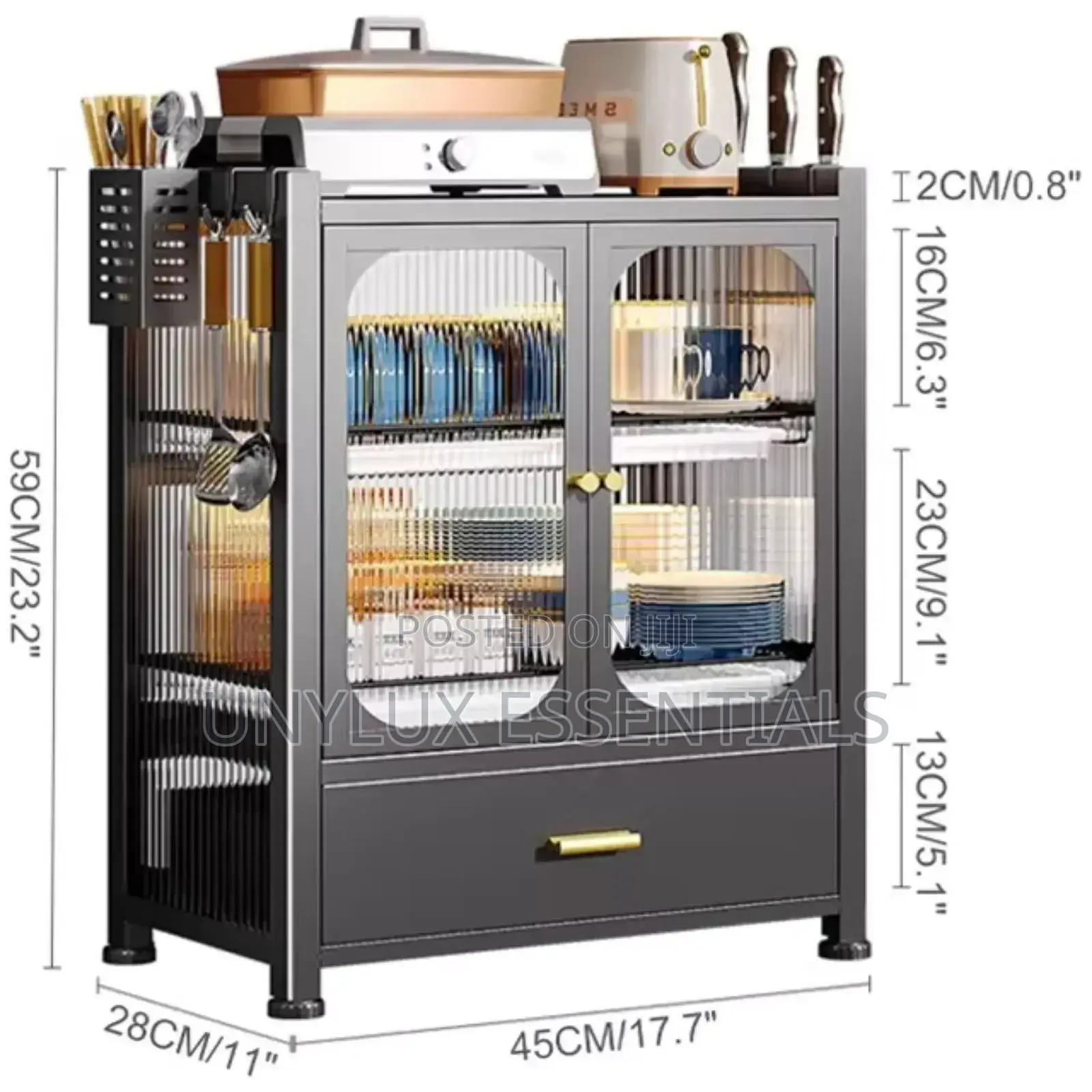 Multipurpose Kitchen Storage Plate Rack