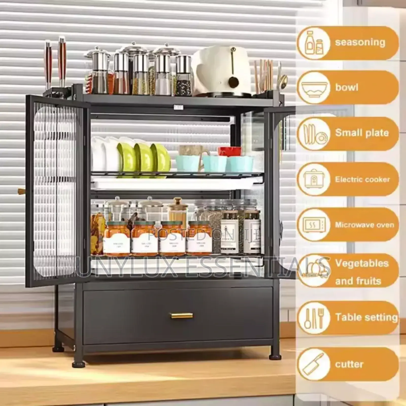 Multipurpose Kitchen Storage Plate Rack