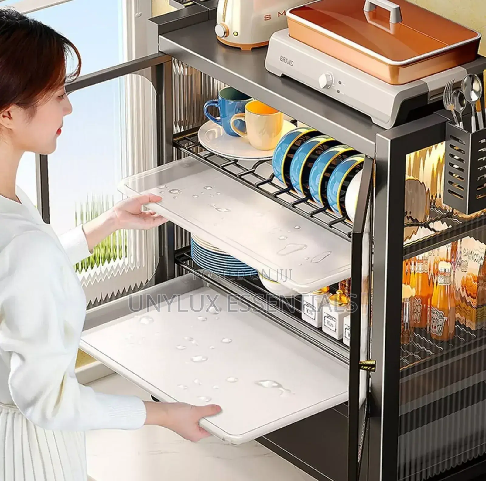 Multipurpose Kitchen Storage Plate Rack