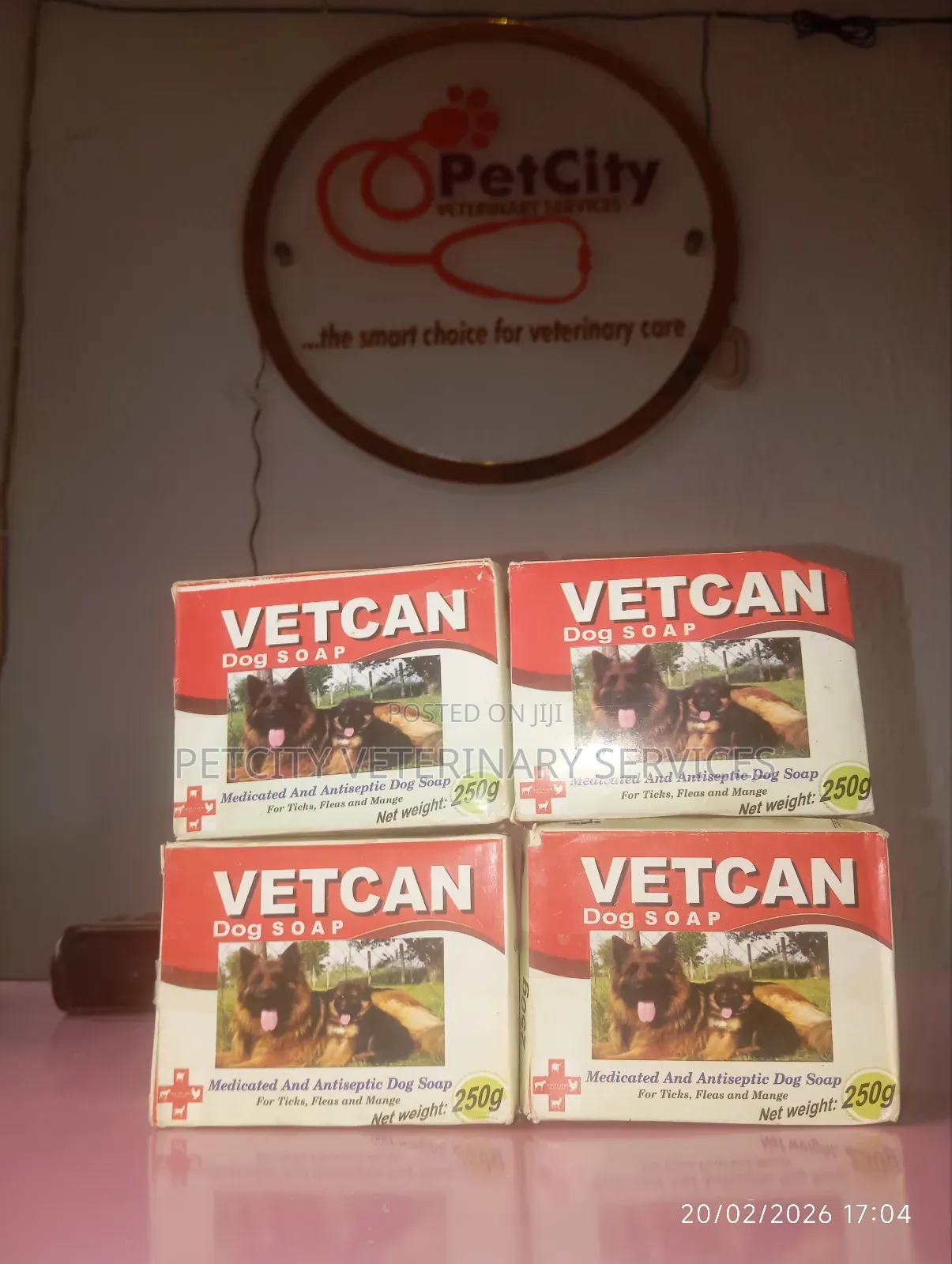  Vetcan Medicated Antiseptic Dog Soap (250g) 