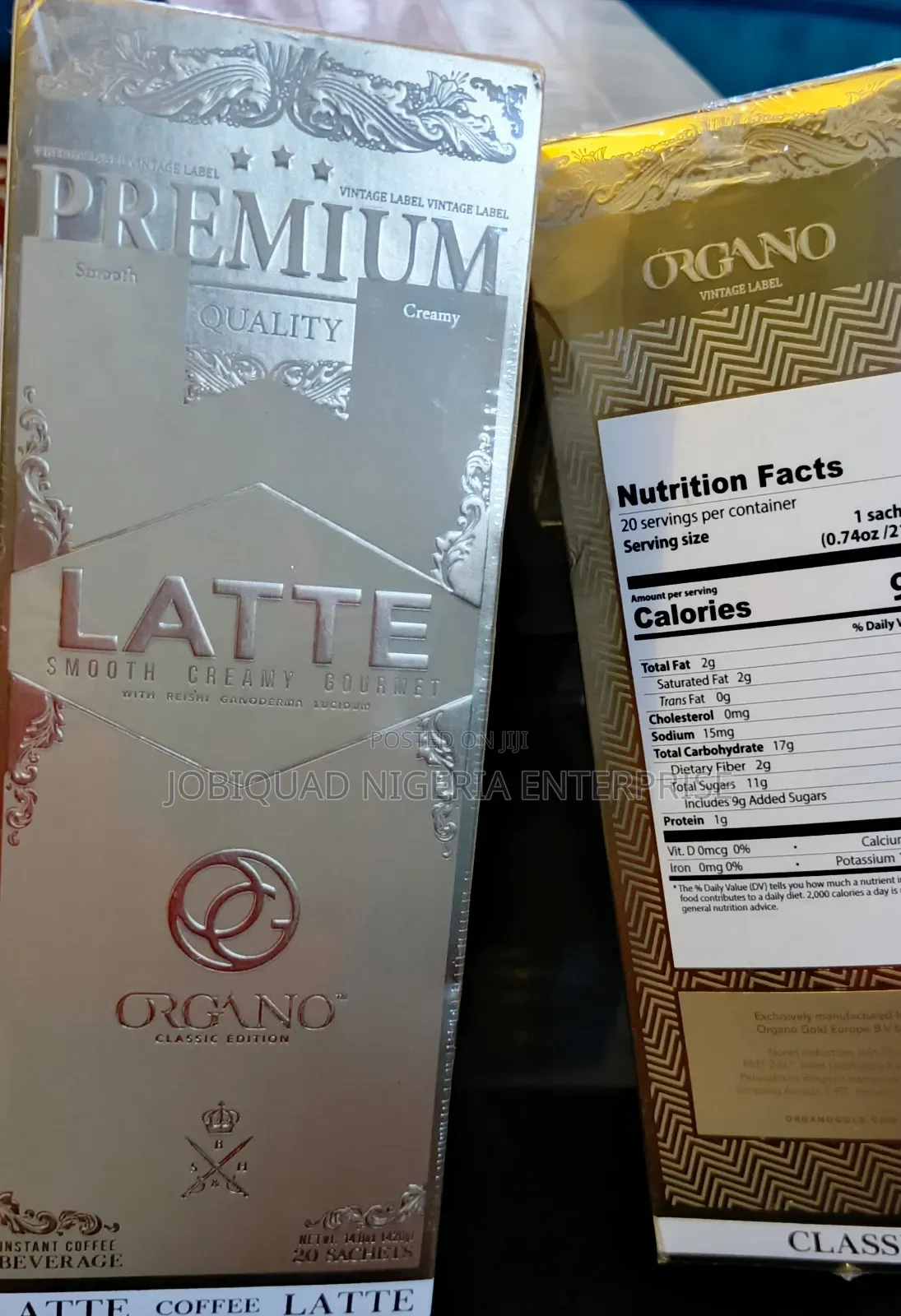 Organo Latte Creamy Gourmet Coffee Infuse With Ganoderma 20 Sachets