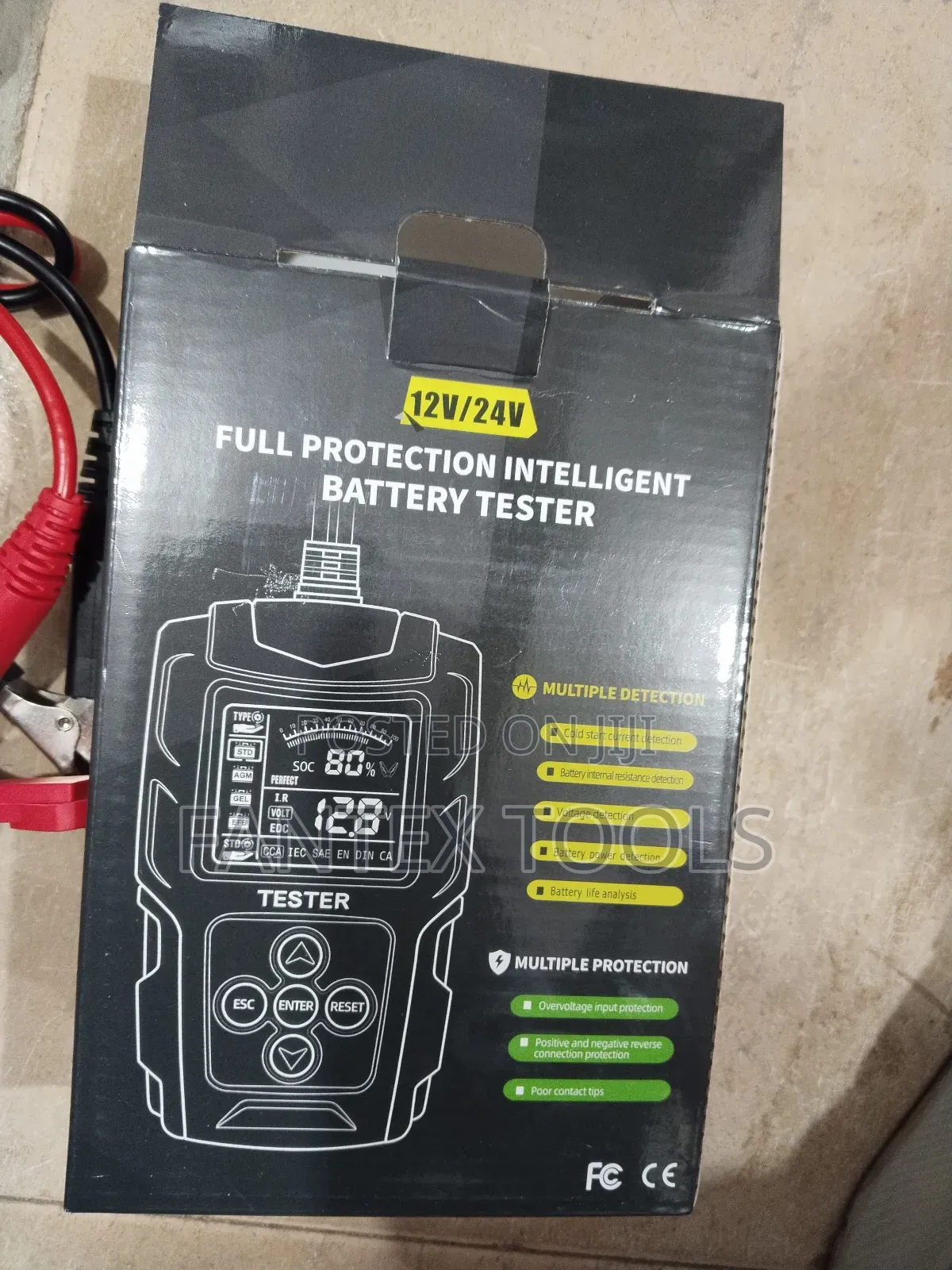 Battery Tester 12/24 v .