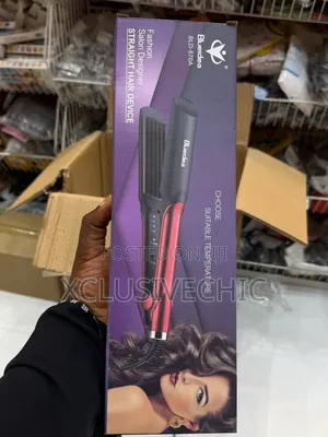 Electric Hair Comb Straight Clamp Ceramic Straightener