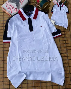 High Quality Cotton Material Collar Neck Tshirts