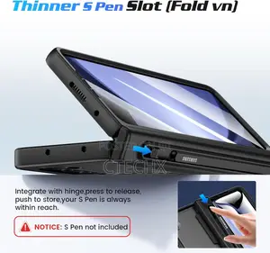 Doeshine for Samsung Galaxy Z Fold 5 Case Magnetic Charging . Black