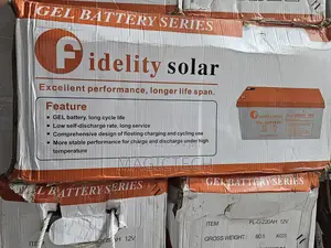 Fidelity Gel Battery 220ah/12v