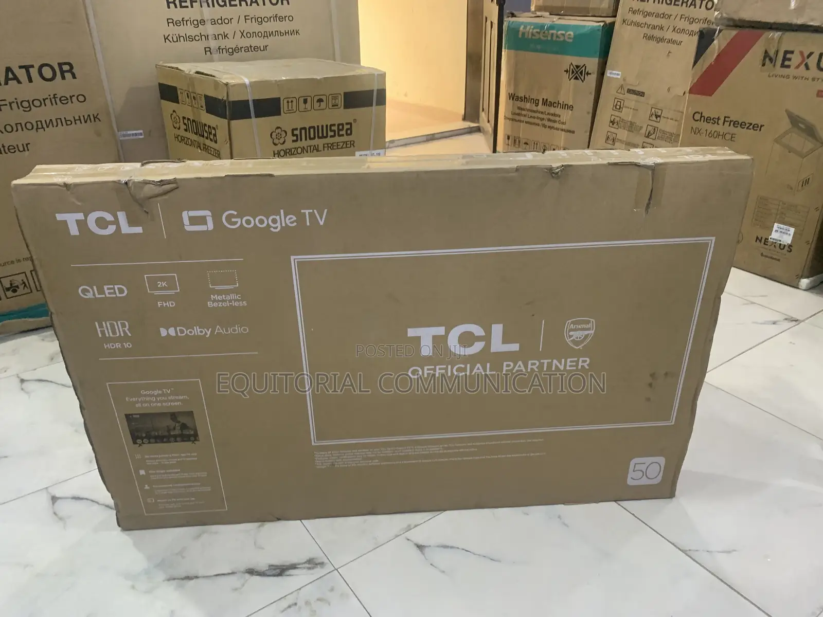 TCL 50" Smart Tv With Quantum Display