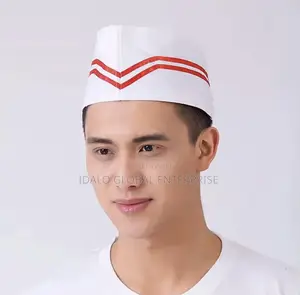 Disposable Paper Forage Chef Hat - 20pcs