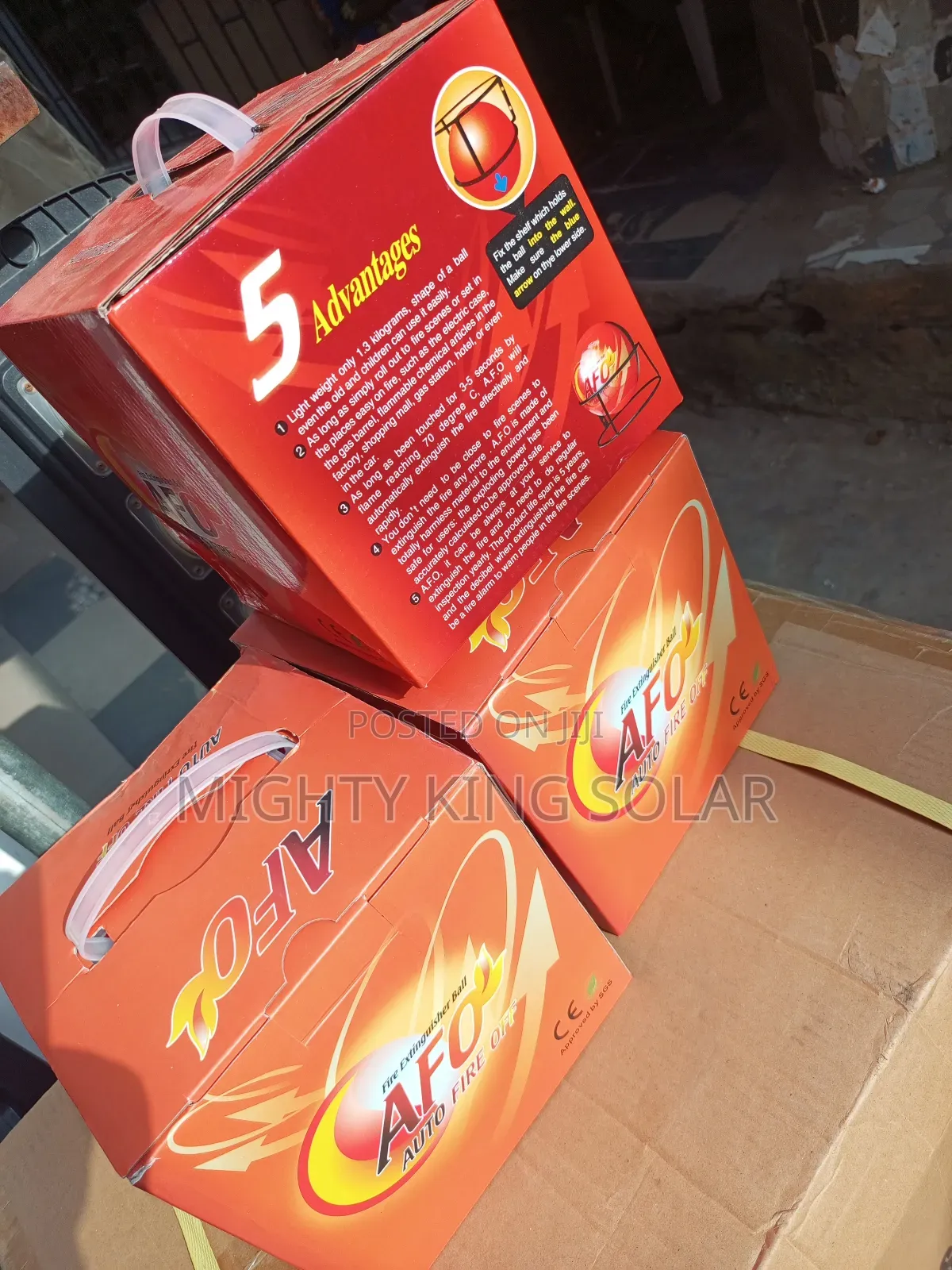 Auto Fire Off Fire Extinguisher Ball
